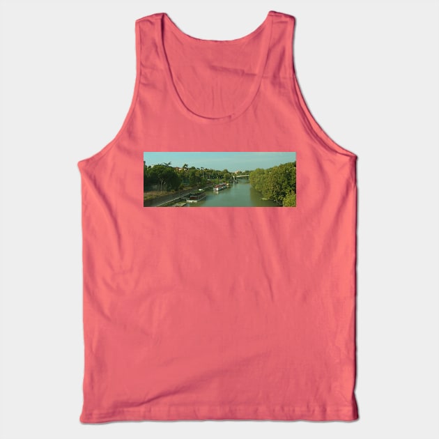 Houseboats on the Tiber III Tank Top by tomg